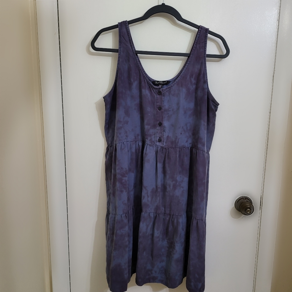 Tie Dye Mini Dress Sleeveless
